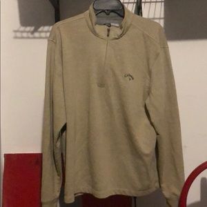 Callaway Mens 1/4 Zip Fleece Pullover